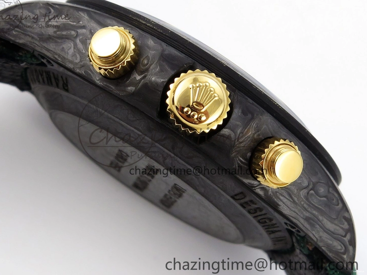 Nylon A7750 on YG DIW Dial Carbon Green Case Green Edition Daytona and Bezel Strap DIWF 0428